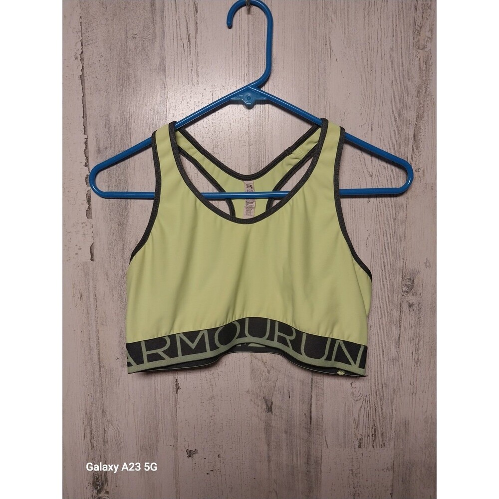 Under Armour Women's Large Yellow Sportbra
